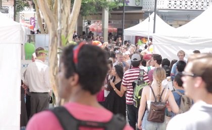 Market days are the big events of the O-Week calendar Market days are the big events of the O-Week calendar