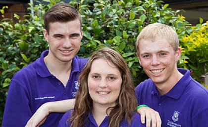 Former UQ Young Achievers Kyle Cumner, Kylie Cochrane and Tim Seng are now mentors for the Program Former UQ Young Achievers Kyle Cumner, Kylie Cochrane and Tim Seng are now mentors for the Program