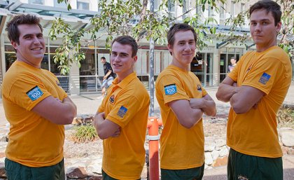 Aaron Cornish, Isaac Cornish, Hugh Catterall and Alex Moore are competing at the World Firefighter's Games 2012 Aaron Cornish, Isaac Cornish, Hugh Catterall and Alex Moore are competing at the World Firefighter's Games 2012