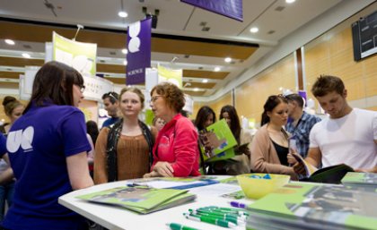 Prospective students at UQ St Lucia Open Day 2011