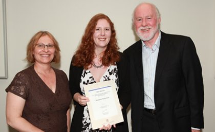 Charmine Hartel, Madelein McKechnie and Victor Callan Charmine Hartel, Madelein McKechnie and Victor Callan