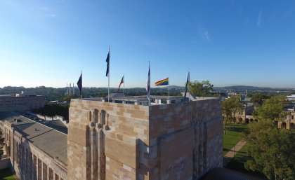 UQ's commitment to inclusivity and support for the LGBTIQ+ community has been recognised UQ's commitment to inclusivity and support for the LGBTIQ+ community has been recognised