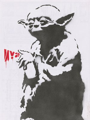 not titled (Yoda) 2004 by Sync – part of the Space invaders exhibition not titled (Yoda) 2004 by Sync – part of the Space invaders exhibition