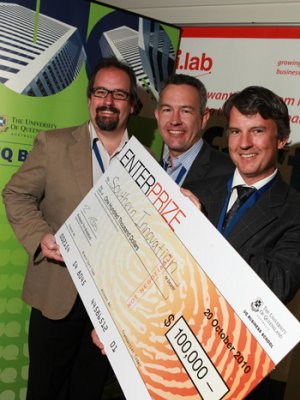 Southern Innovation collects the cheque Southern Innovation collects the cheque