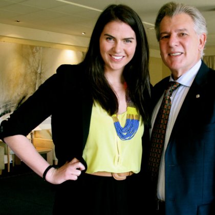 Gabrielle Hall and His Excellency Mr Alberto L Fajardo Klappenbach, Ambassador of Uruguay. Gabrielle Hall and His Excellency Mr Alberto L Fajardo Klappenbach, Ambassador of Uruguay.