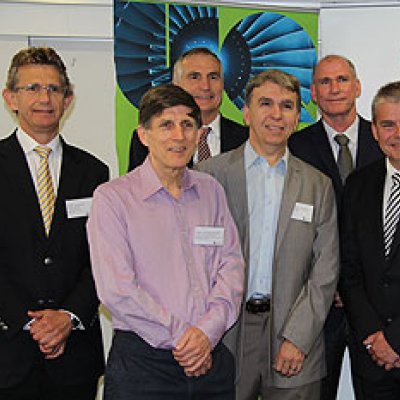 Back row L-R: Professor Graham Schaffer, Professor Gordon Dunlop, Steve Healy. Front row L-R:
Professor Peter Hayes, Dr Denis Audet, Francois Tremblay